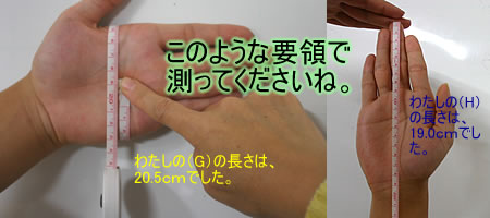 実際に計測したイメージです。